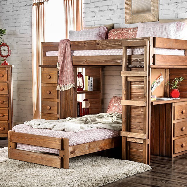 furniture of america | eileen | twin/twin loft bed