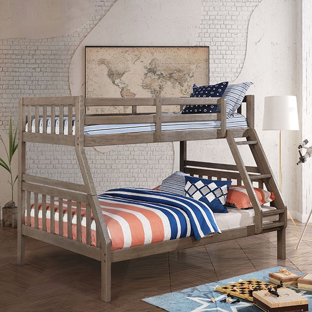 Twin Full Bunk Bed Emilie, Bi Rite Furniture Bunk Beds
