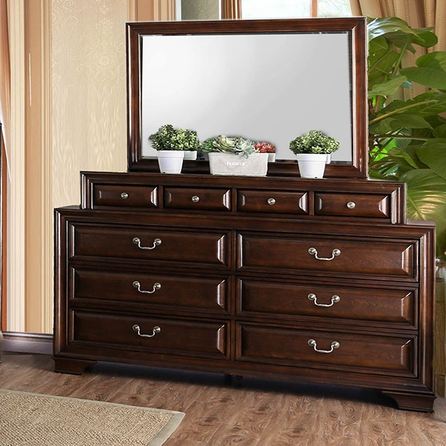 Furniture Of America Brandt Dresser, Clutter On Dresser Drawers