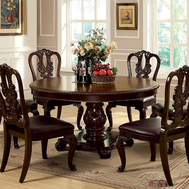 Furniture of america bellagio store round dining table