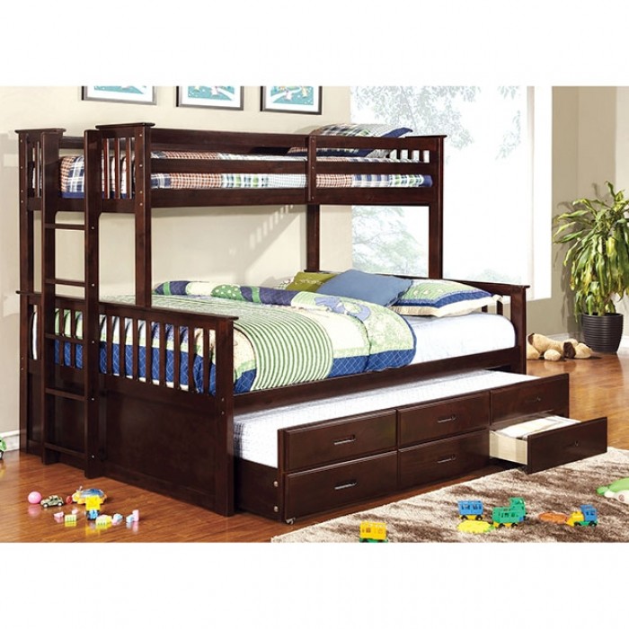 Queen shop bunk trundle