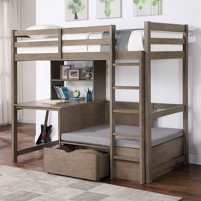 Twin workstation new arrivals loft bed