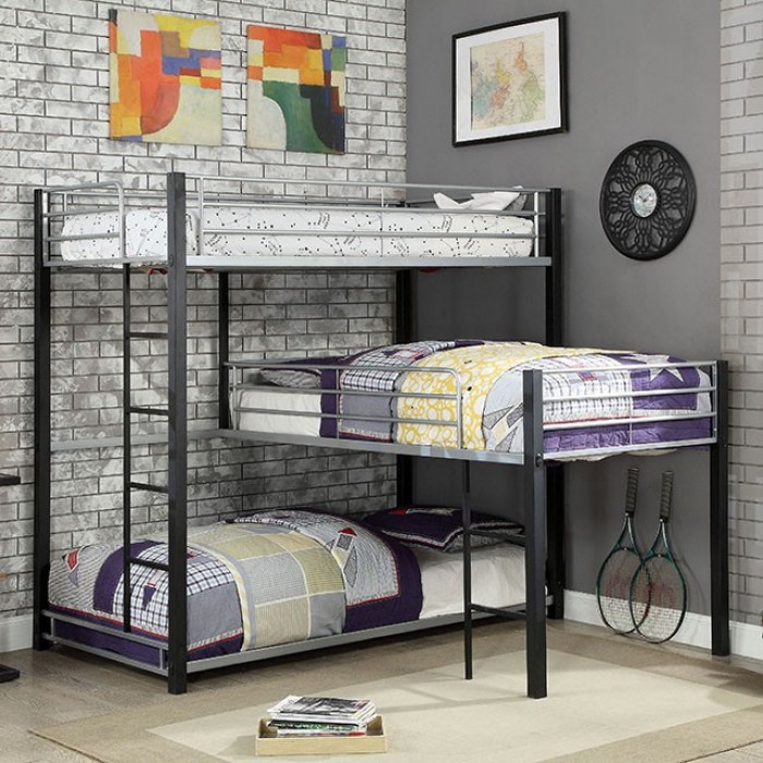 Three tiered sale bunk bed