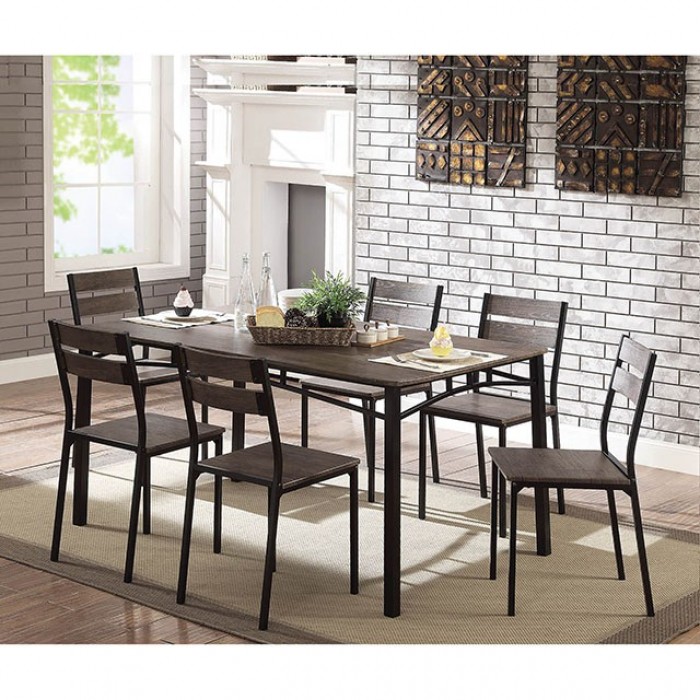 Furniture of America Westport 7 Pc. Dining Table Set