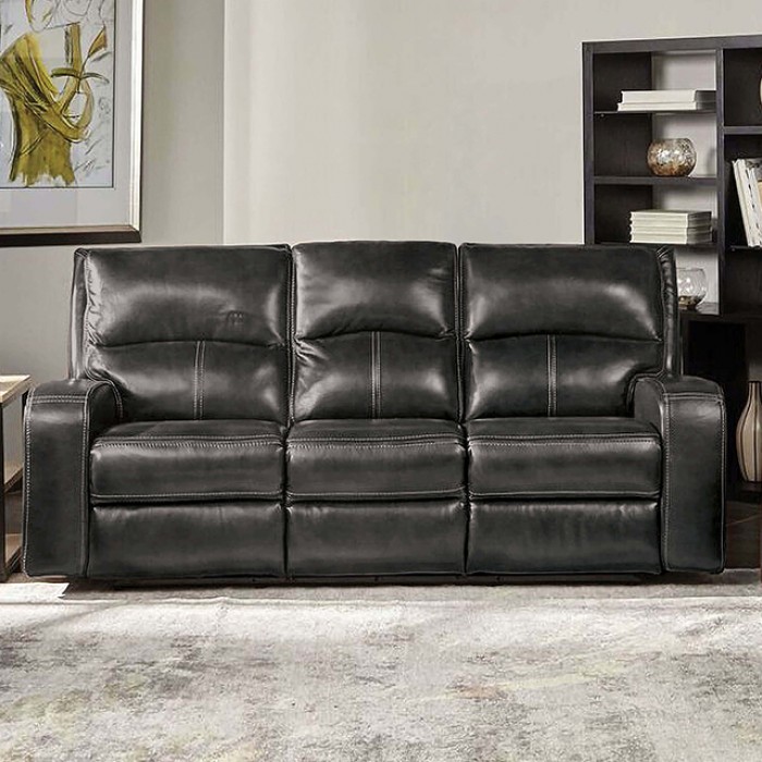 Sawyer leather deals power reclining sofa