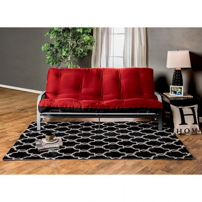 Furniture of America Plosh 8" Red Futon Mattress w/ Spring