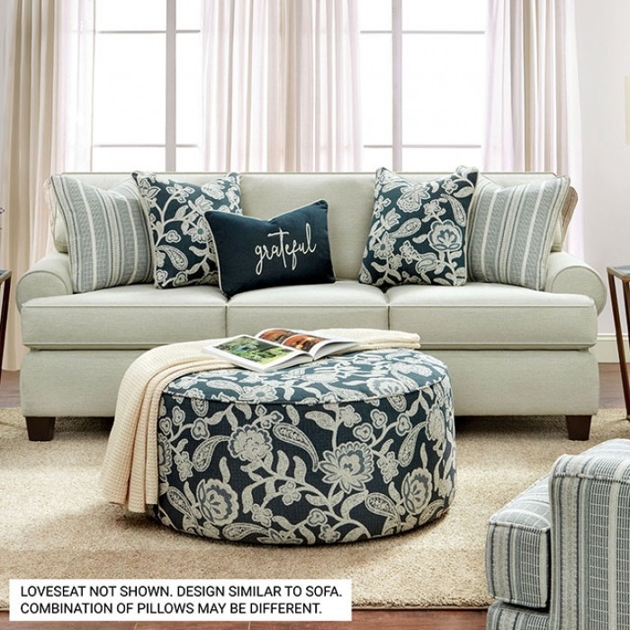 Furniture of america jolanda blue shop sofa