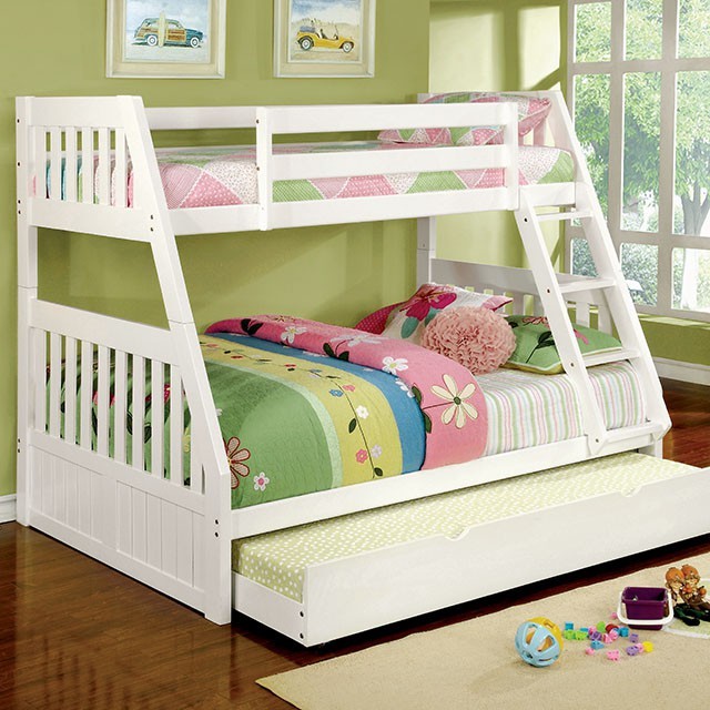 Furniture Of America Canberra Ii Twin Full Bunk Bed