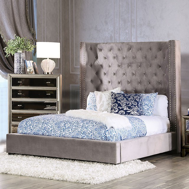 Mirabelle hotsell upholstered bed